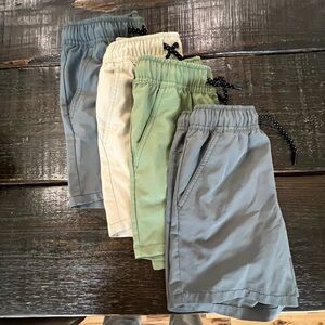 Set of Four Cat & Jack Quick Dry Drawstring Shorts